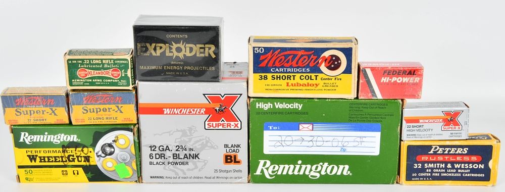 Lot 507: Various Ammunition & Collector Ammo Boxes