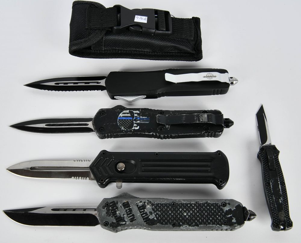 Lot 538: (5) OTF Tactical Survival Knives various
