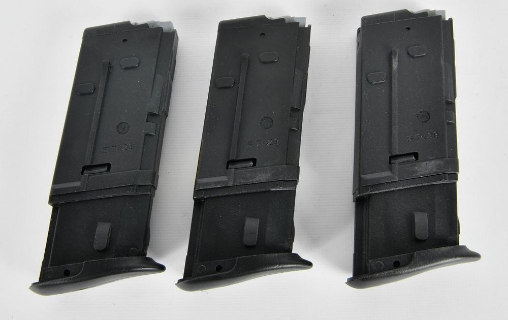Lot 553: Lot of 3 FN Five-Seven Magazines 10 Rounds