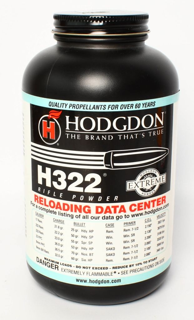 Lot 584: Hodgdon H322 Rifle Powder 1 lb bottle