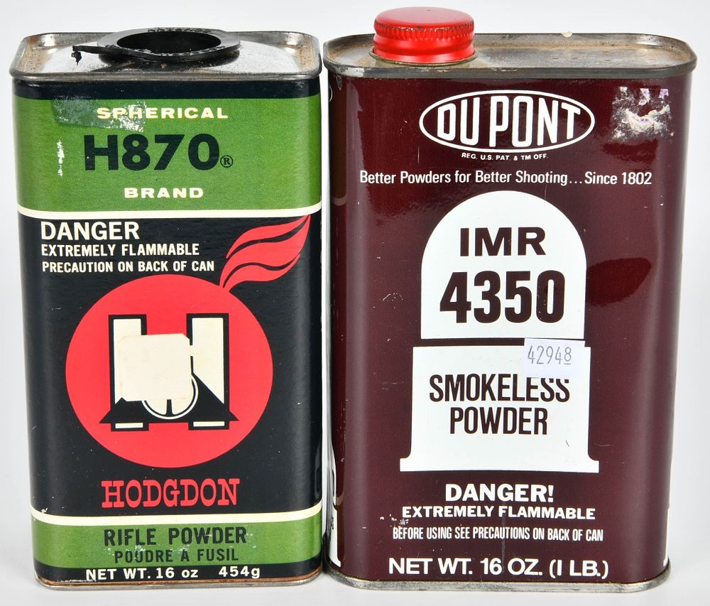 Lot 597: 2 Lbs Of Reloading Gun Powder