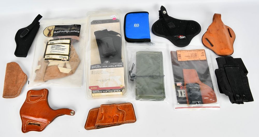 Lot 600: Large Selection Of Various Size Holsters