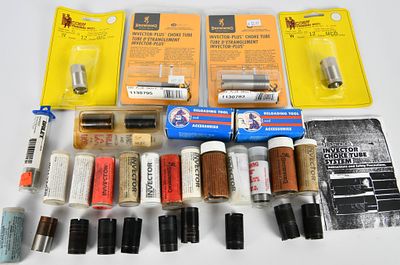 Large Selection Of Various Shotgun Choke Tubes. Contains Briley Browning Invector 20 Ga Full