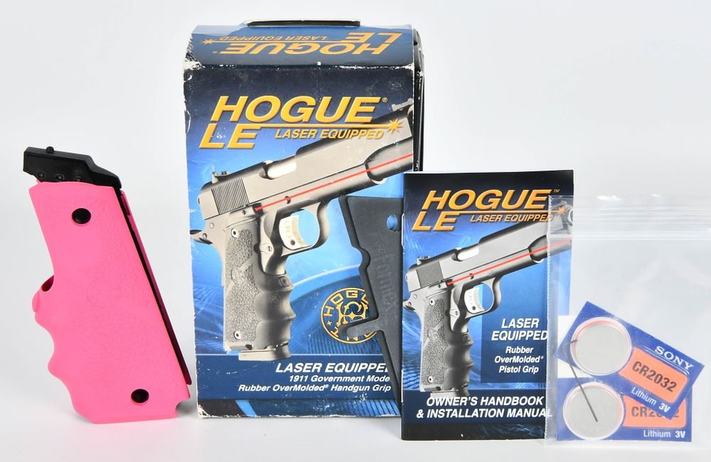 Lot 1015: Hogue LE Laser Hand Grip Pink Color