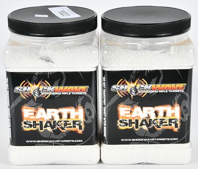 (2) Shockwave Earth Shaker 3lb containers Targets. (2) 3.11 pound containers of Shockwave