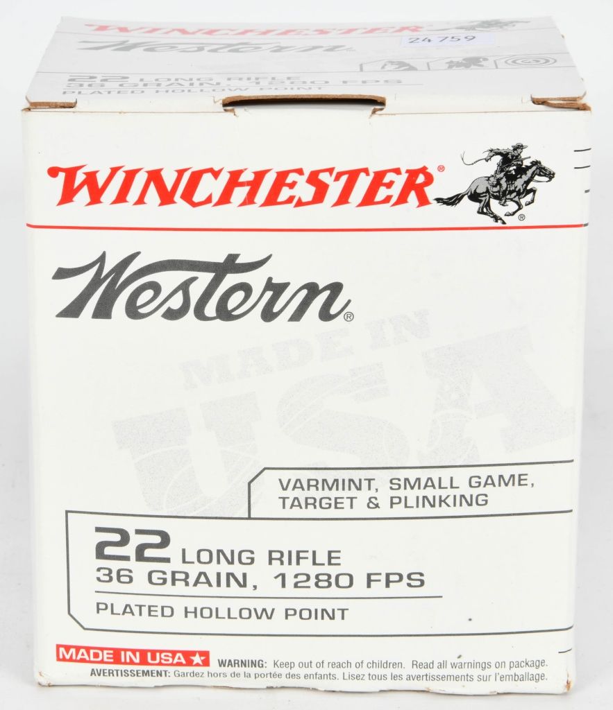 Lot 1063: 525 rds Winchester Wester 22 LR 36 gr ammo