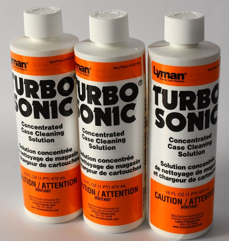 Lot 1072: (3) Bottles Lyman Turbo Sonic 16 oz ea Concentrate