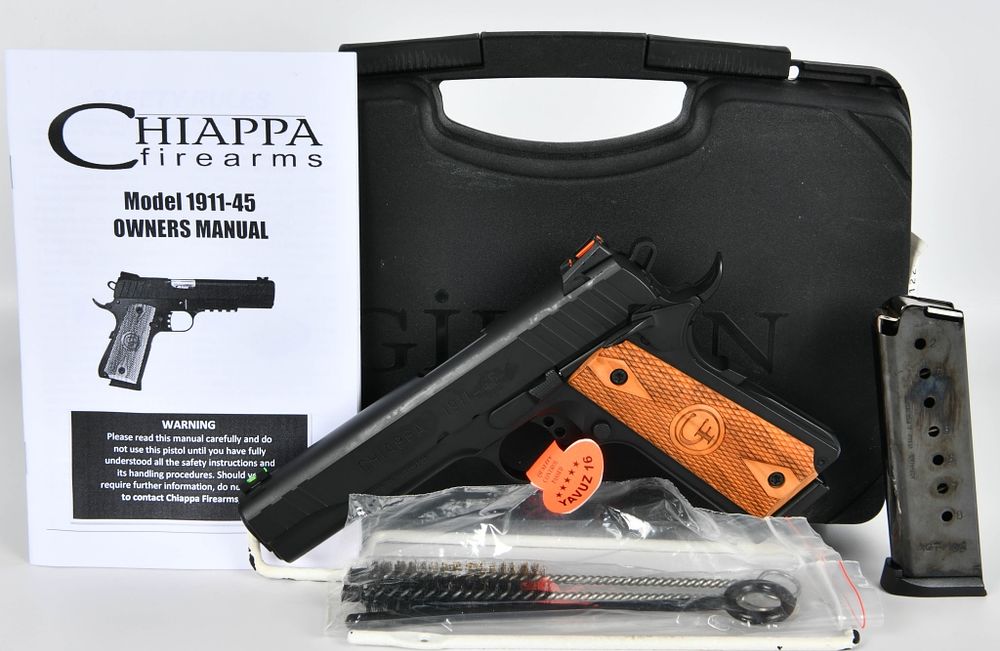 Lot 1080: NEW Chiappa 1911-45 Custom Semi Auto .45 ACP