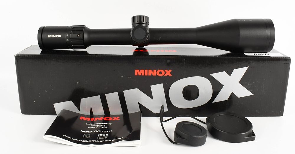 Lot 1088: Minox ZX5I 5-25x56 Matte Black Riflescope