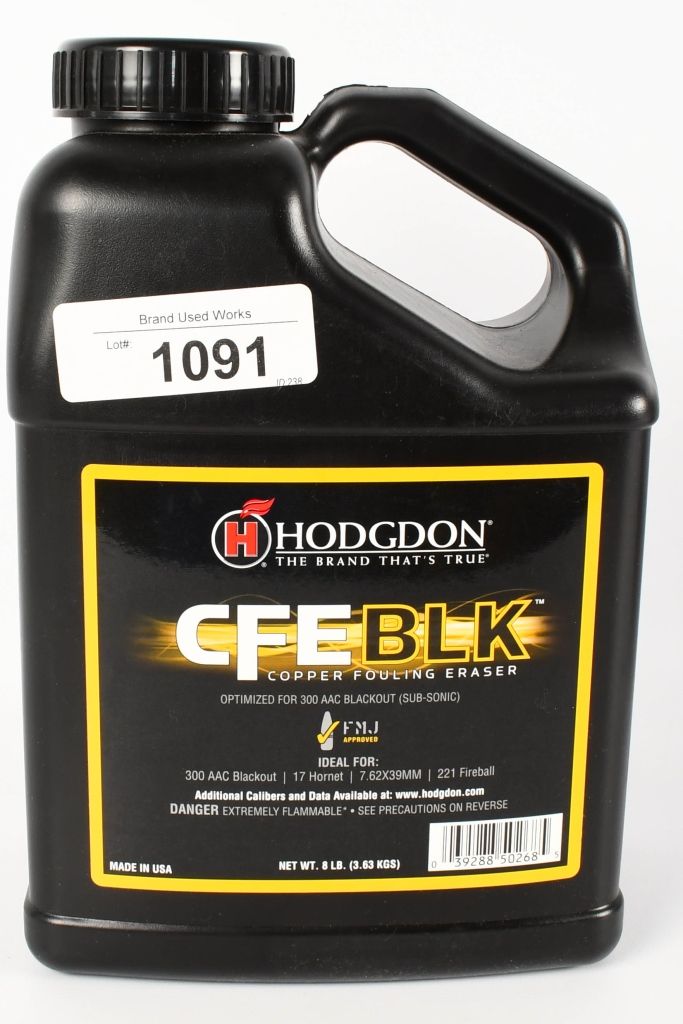 Lot 1091: Hodgdon CFEBLK Copper Fouling Eraser 8lb