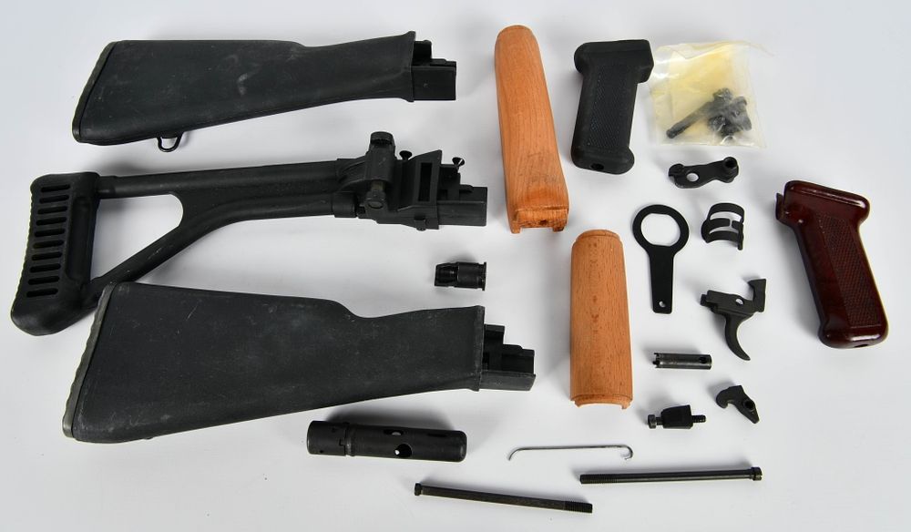 Lot 1107: 3 Polymer AK Stocks With Forends