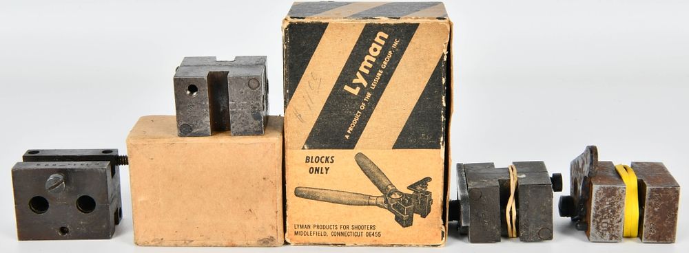 Lot 1150: (5) Various Bullet Moulds Lyman & Ideal