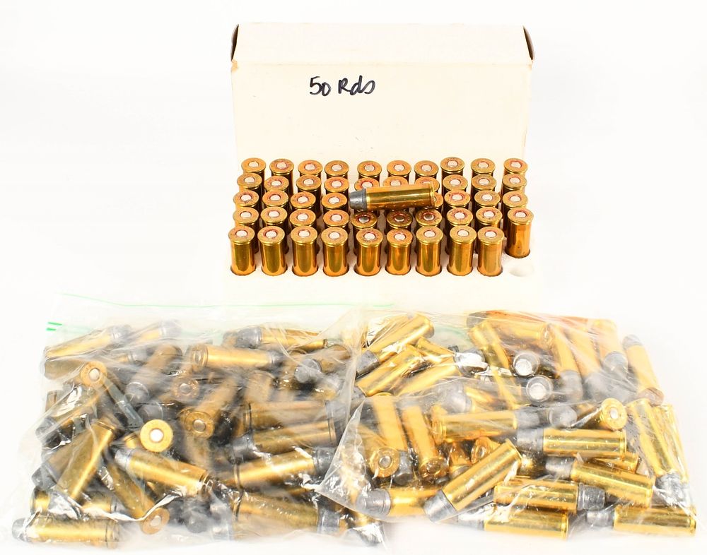Lot 1183: 150 rds various 44 mag reman ammo