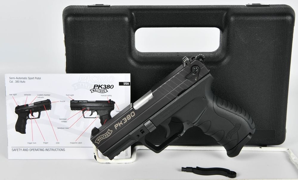 Lot 1185: Walther PK380 Semi Auto Handgun .380 ACP