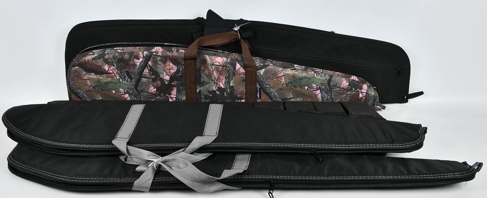 Lot 1235: 5 Soft Padded Long Gun Cases