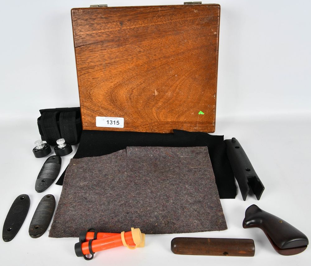 Lot 1315: Gunsmithing Accessories Lot W/ Wood Box