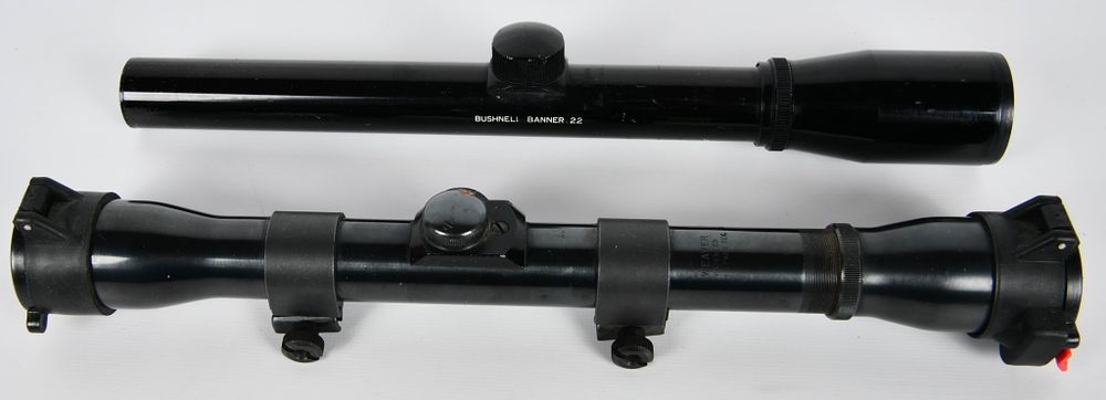 Lot 1328: 1 Bushnell Banner & 1 Weaver K-4 Riflescope
