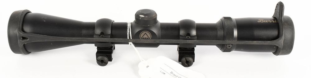 Lot 1337: Burris 3x-9x40mm Riflescope W/ Rings