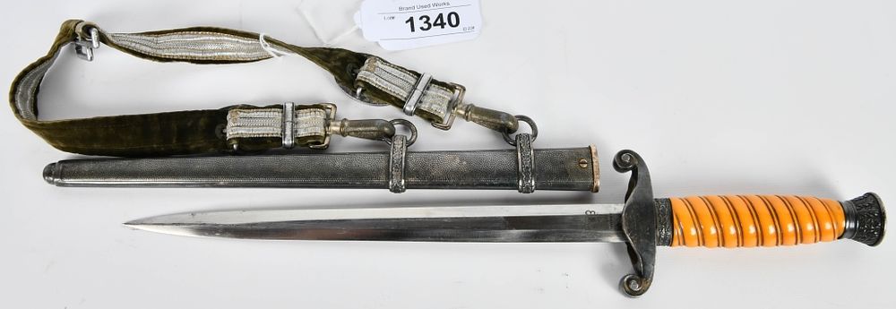 Lot 1340: Original Eickhorn German Army Officer Dagger