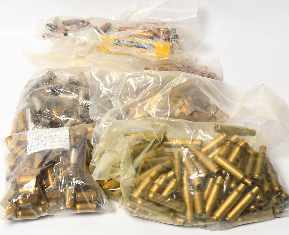 Lot 1359: 5 Lbs Of Mixed Empty Brass Casings