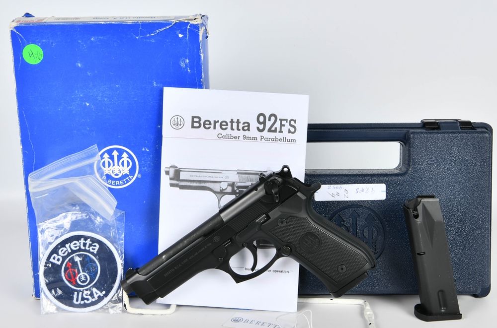 Lot 1395: Boxed Beretta 92FS Semi Auto Pistol 9MM