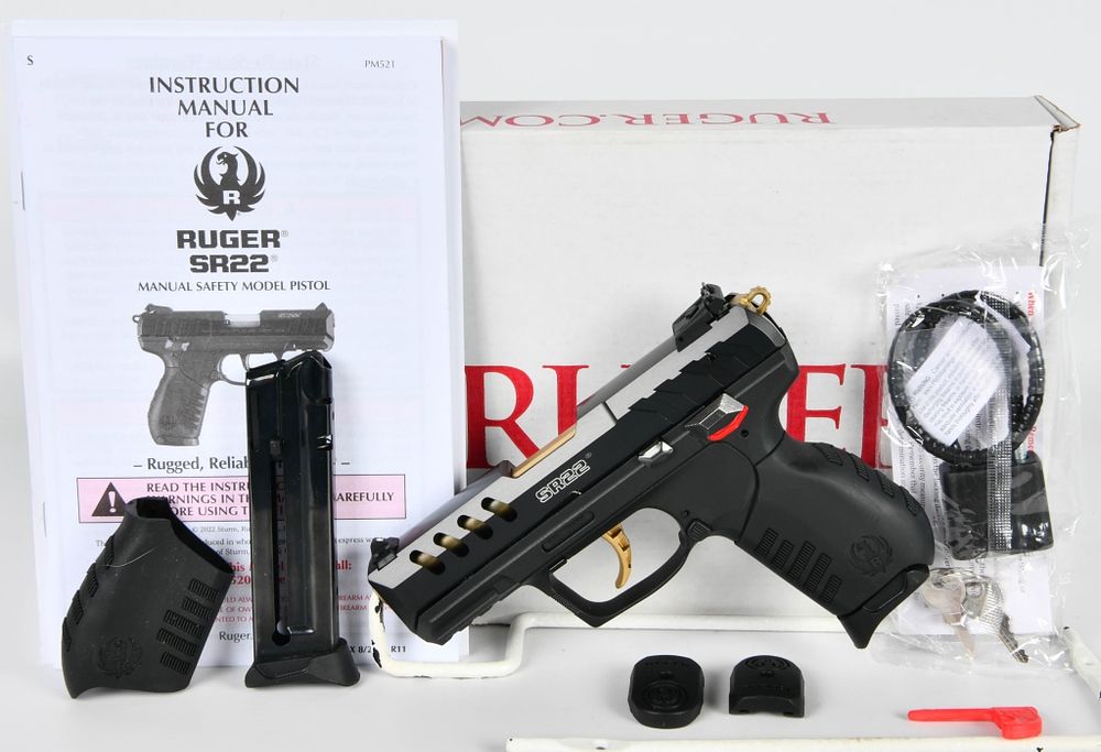 Lot 1407: Ruger SR22 .22 LR TALO Exclusive