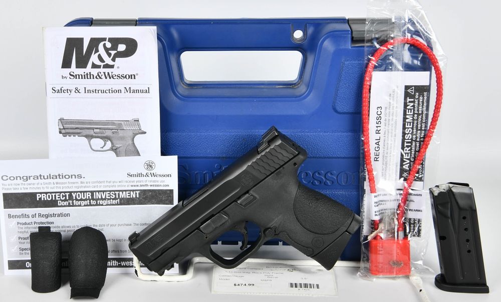 Lot 1425: Smith & Wesson M&P 9C Semi Auto 9mm Pistol