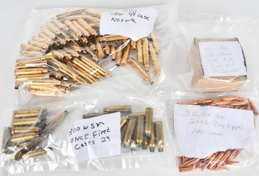 Lot 1470: 123 Ct of Empty .300 WBY & .300 WSM W/