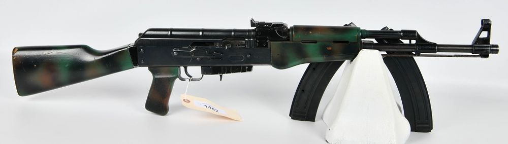 Lot 1482: Camo Armi Jager AP80 Semi Auto Rifle .22 LR