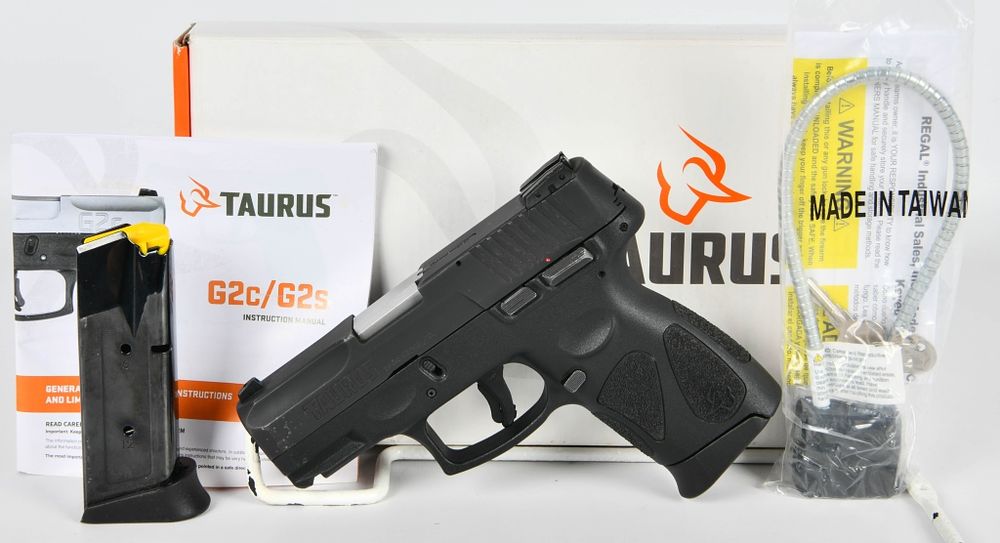 Lot 1485: Taurus G2c Semi Auto Pistol 9MM