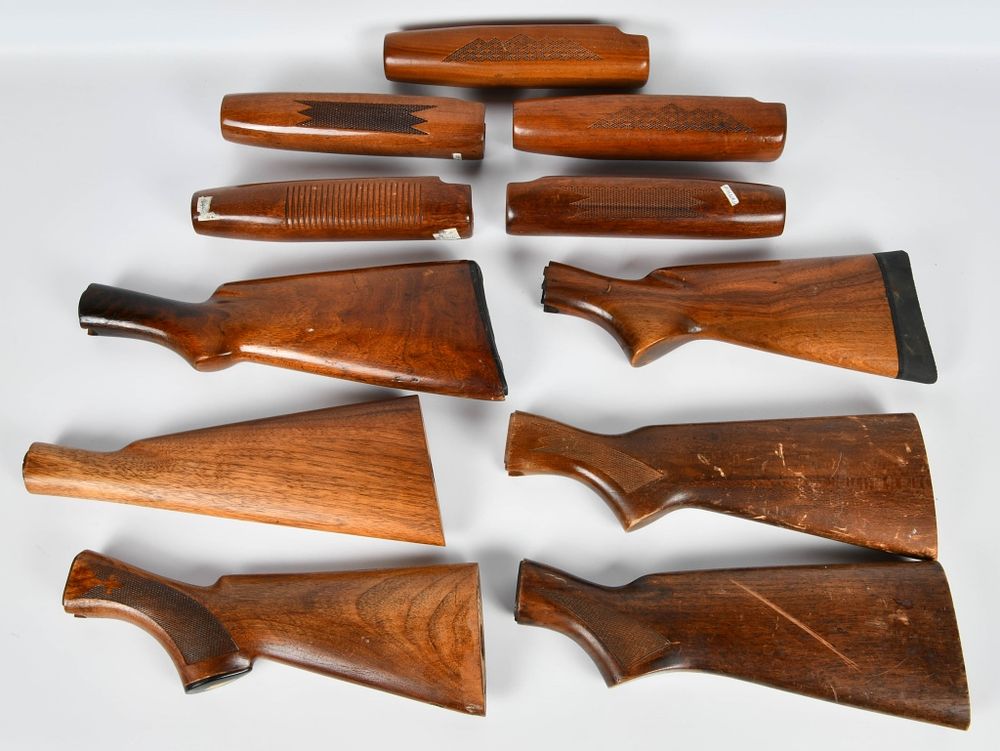 Lot 1490: 6 Wood Butt Stocks & 5 Wood Forends