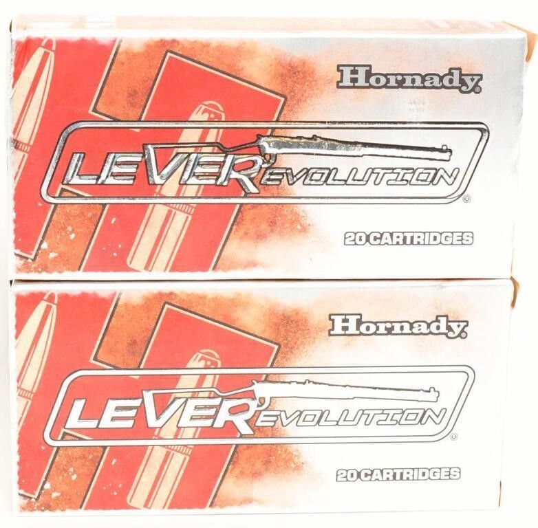 Lot 1524: 40 Rounds of Hornady .45-70 GOVT Ammunition