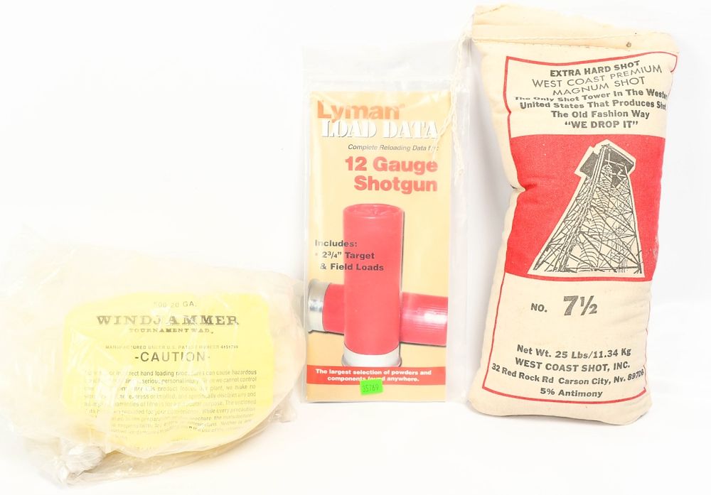 Lot 1528: 25 LBS Of 7 1/2 Extra Hard Lead Shot & Extra