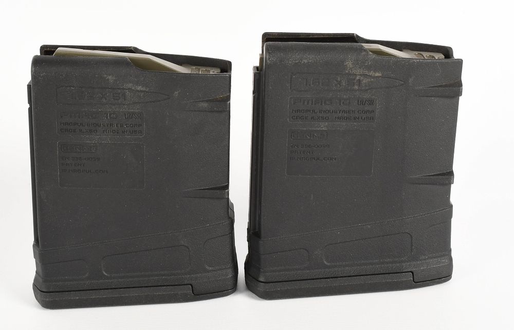 Lot 1561: (2) MagPul 7.62x51 Pmag 10 Gen M3
