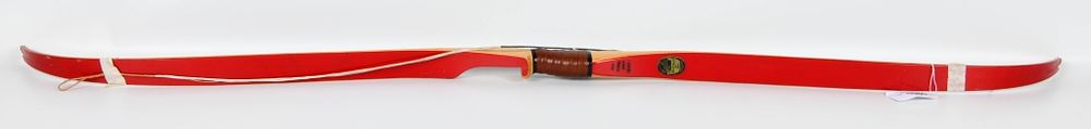 Lot 1580: Vintage Black Hawk Bee Recurve Bow W/ String
