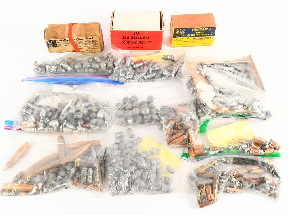 Lot 1593: Large Lot of Various Reloading Bullet Tips