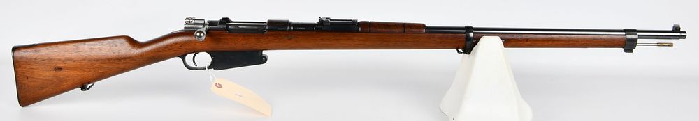 Lot 1326: Argentine Mauser Model 1891 Bolt-Action Military Rifle, Loewe Berlin, 7.65x53mm