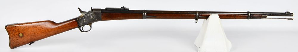 Lot 1470: Danish Model 1867 Remington Rolling Block Rifle by Copenhagen Arsenal, Dated 1883