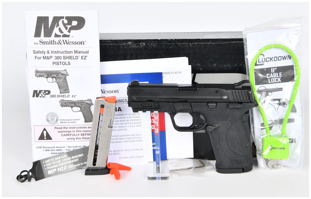 Lot 84: Smith & Wesson M&P .380 Shield EZ M2.0 Semi-Automatic Handgun