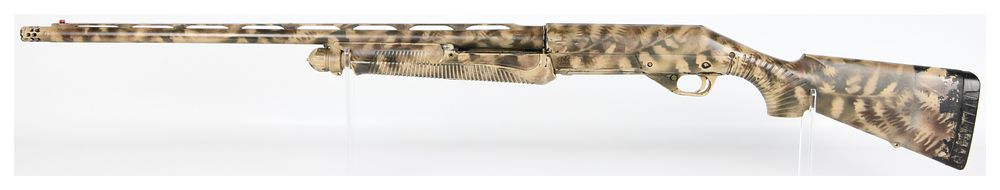 Lot 129: Benelli Nova 12 Gauge Pump Action Shotgun, Camouflage Finish