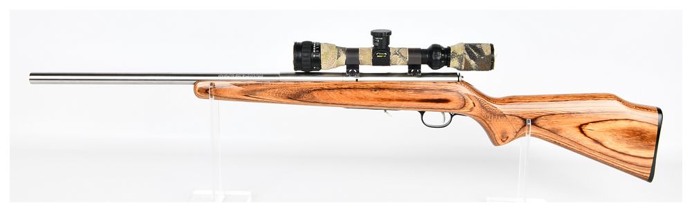 Lot 135: Savage Model 93R17 .17 HMR Bolt-Action Rifle with BSA Sweet 17 Scope, NO MAGAZINE