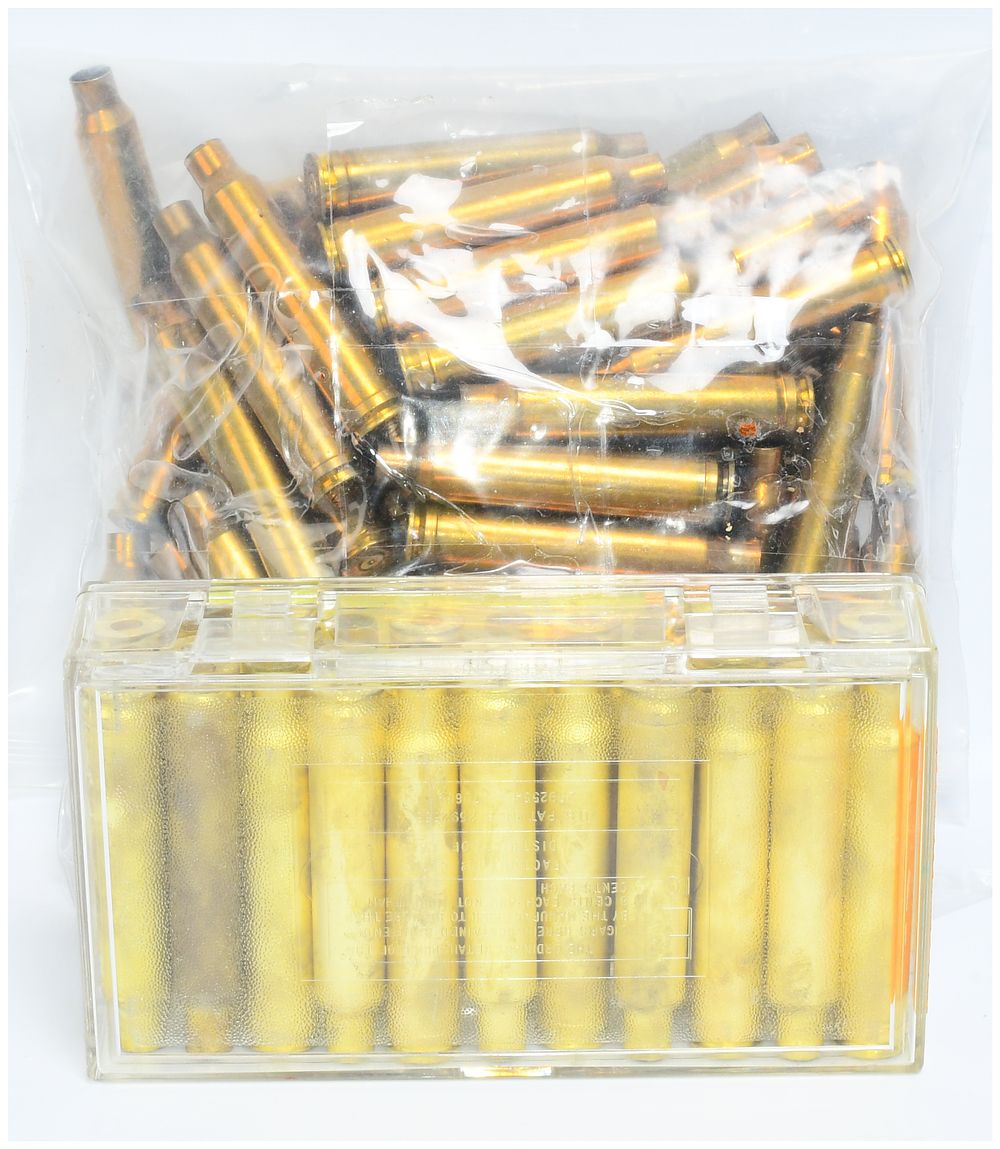 Lot 211: 90 Count .300 Win Mag and Fire Formed .300 Weatherby Mag Primed Empty Brass Casings