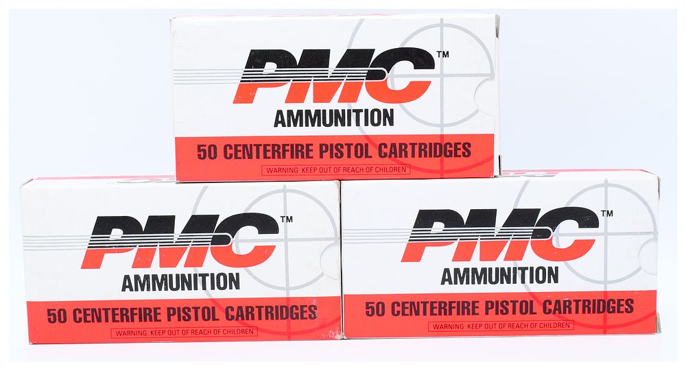 Lot 214: 150 Rounds PMC Bronze .45 Auto 230 Gr. FMJ Centerfire Pistol Ammunition