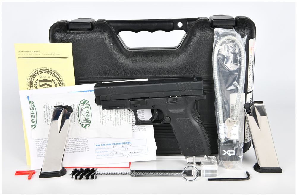 Lot 258: Springfield Armory XD-9 9mm Semi-Automatic Pistol, Model XD9101HC