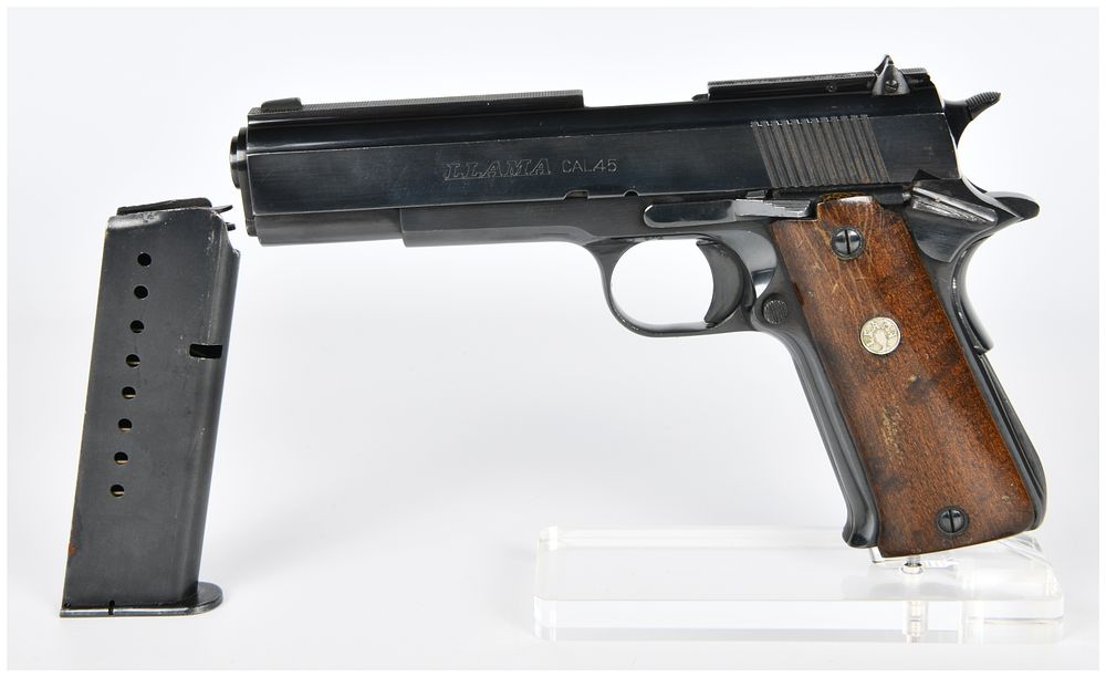 Lot 342: Llama Model IX-B Semi-Automatic Pistol, .45 ACP