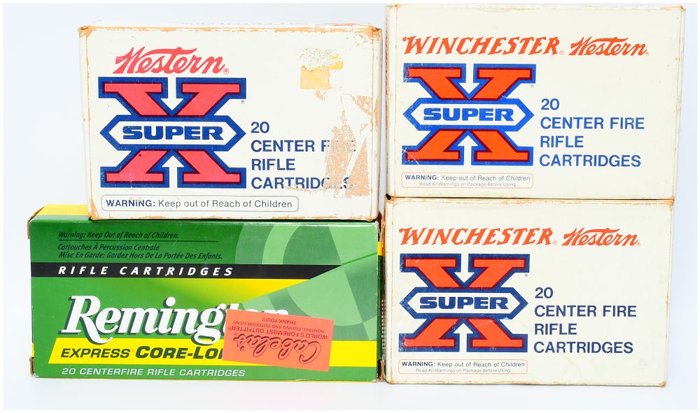 Lot 373: A Collection of Winchester and Remington .30-06 Springfield Rifle Ammunition, 67 Rounds