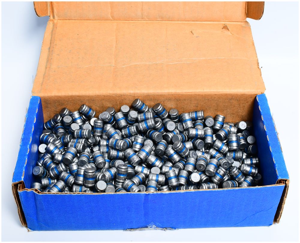 Lot 382: 500 Count Dardas .38 Caliber (0.358") 148 Grain Wadcutter Reloading Bullet Tips