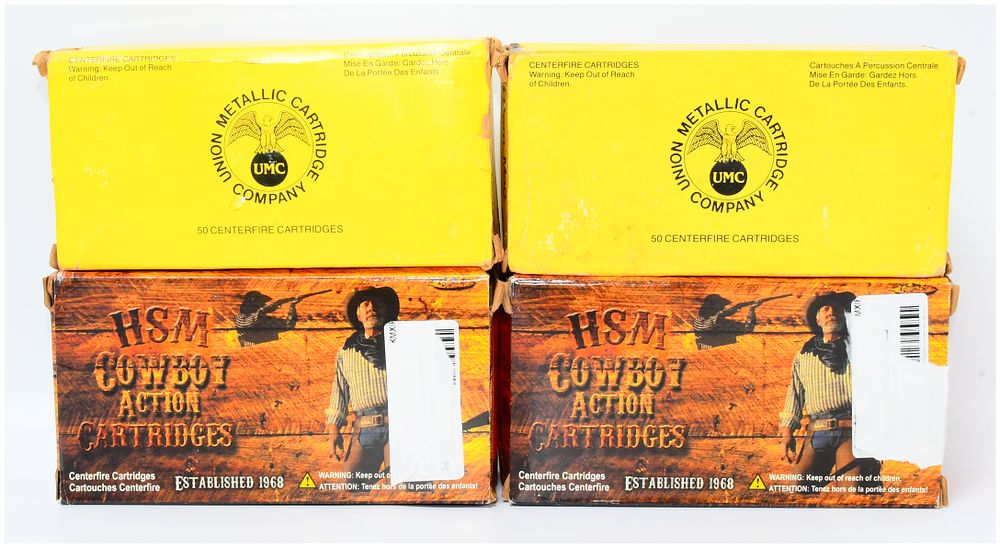 Lot 385: 200 Rounds of UMC .44 Rem. Mag. and HSM Cowboy Action .44 Special Ammunition