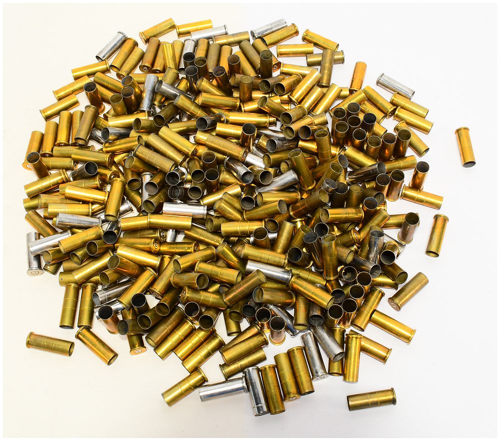 Lot 395: 253 Count Empty .38 Special Brass Casings for Reloading