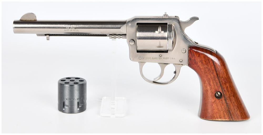 Lot 408: Harrington & Richardson (H&R) Model 650 .22 Caliber Single-Action Revolver with Two Cylinders, Serial No. AY016760